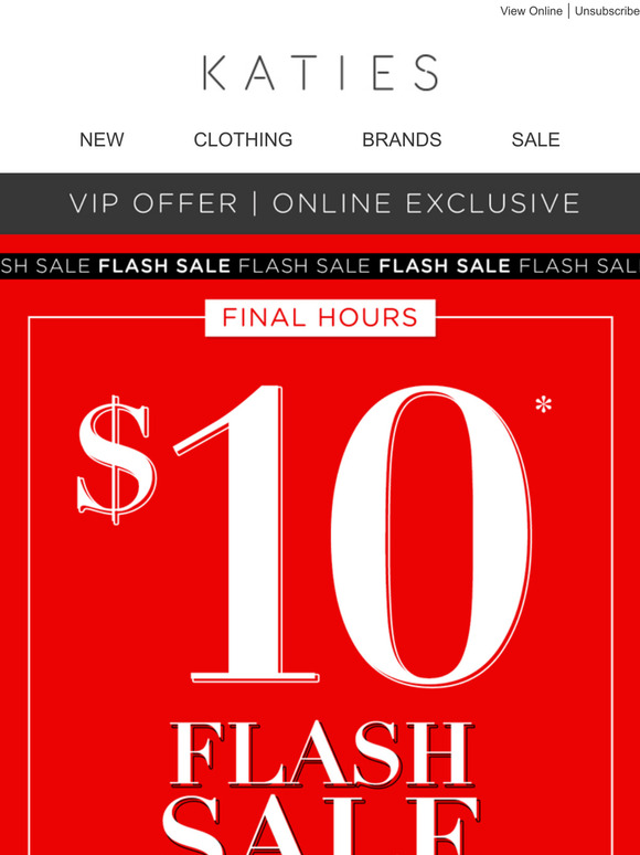 This Is It! $10 Flash Sale