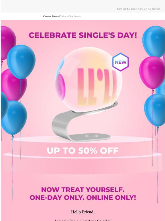 Treat Yourself This Single's Day