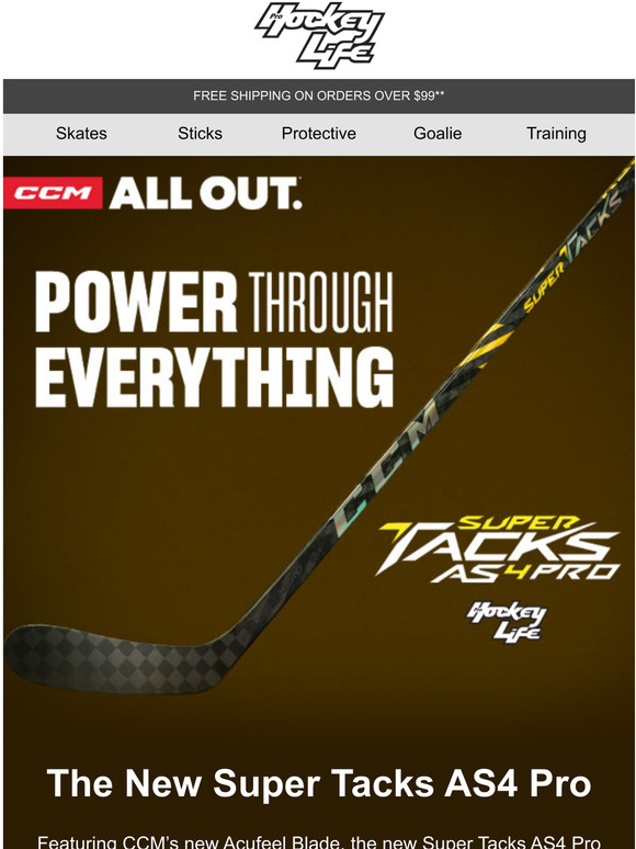 Pro Hockey Life [New Product Launch] The New CCM Super Tacks AS4 Pro