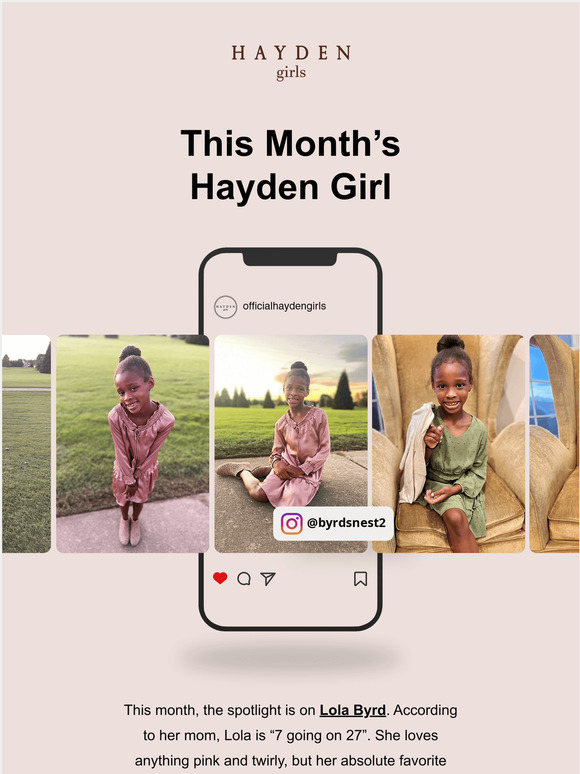 Our fashion inspiration of the month - Lola Byrd
