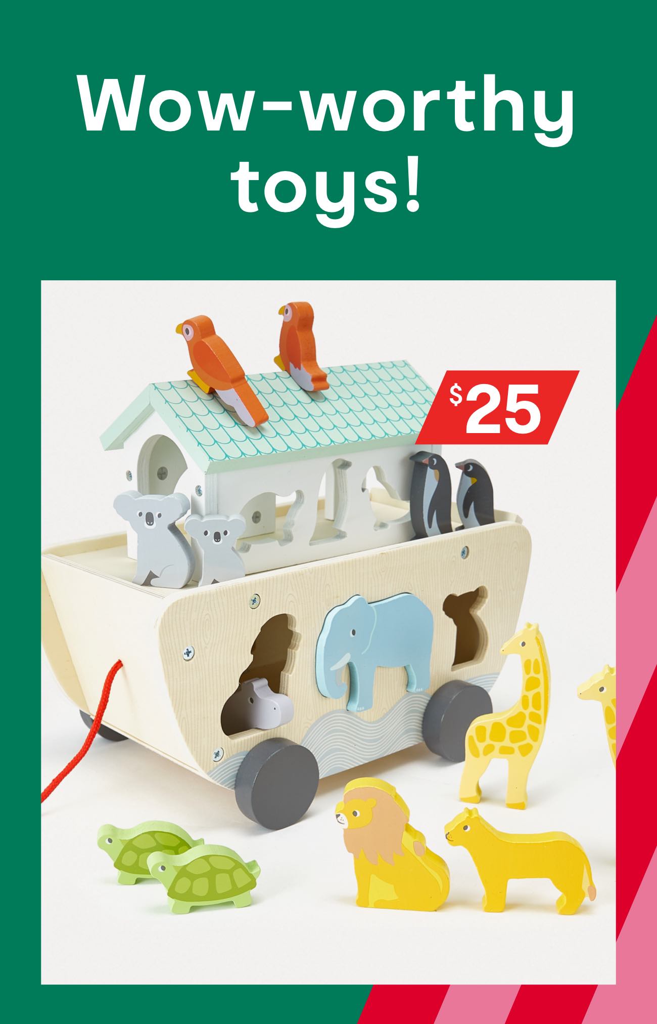 Wow-worthy toys! Animal Boat playset