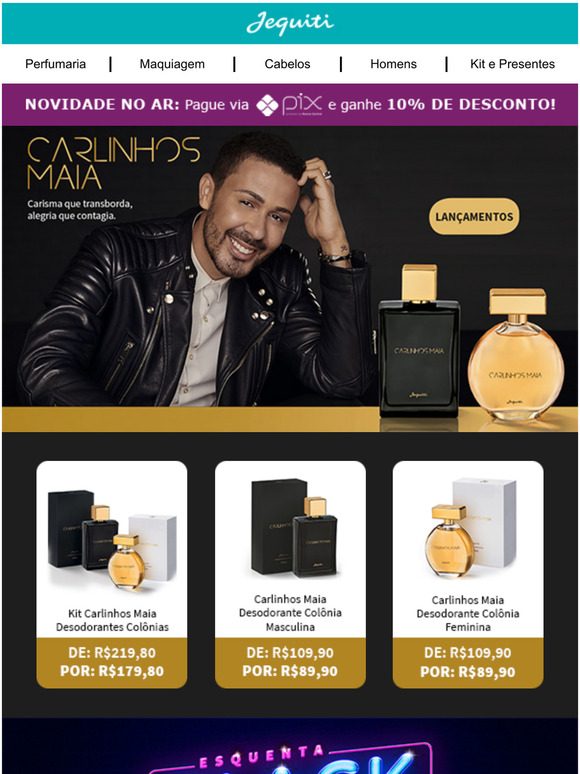 Carlinhos Maia Jequiti Colônia - a fragrância Masculino 2021