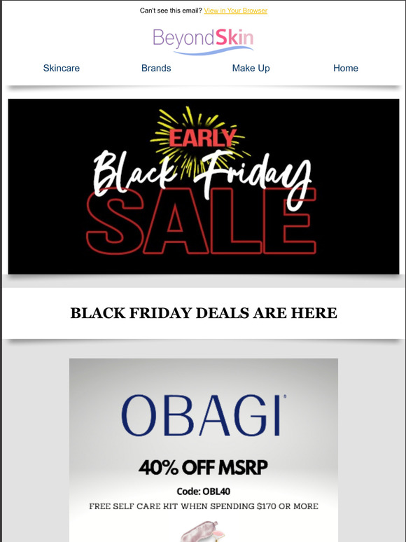 Black Friday Early Deals Are Here - Up to 40% Off