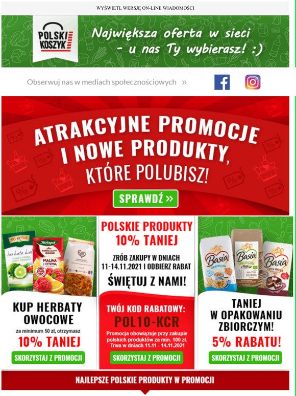 Ponad 17 tysicy polskich produktw | Odbierz RABAT i sprawd nowoci