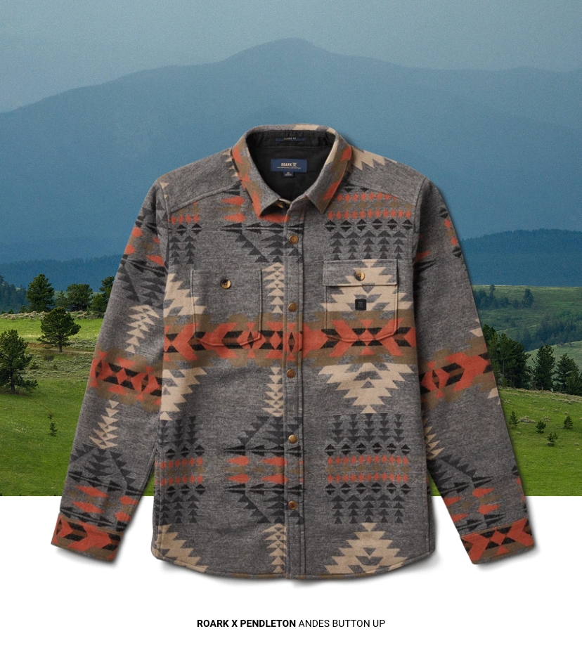 Roark offers x Pendleton Wolf fleece