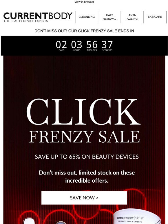 Click Frenzy Sale is now live!