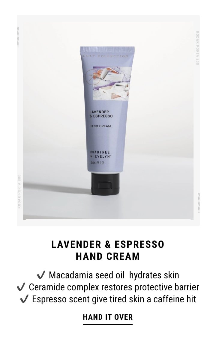 Lavender & Espresso Hand Cream - Get it