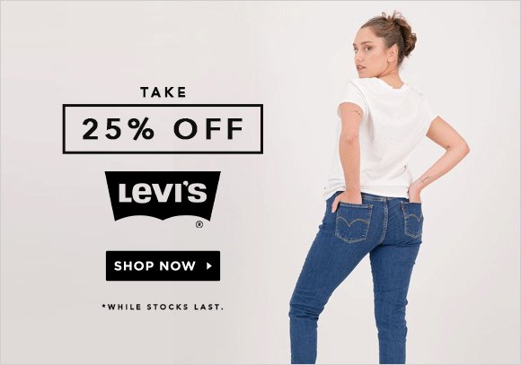 : Shop At StyleMode For 25% Off Levi's Jeans | Milled