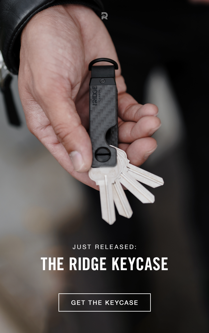 Matte Black Titanium KeyCase // The Ridge