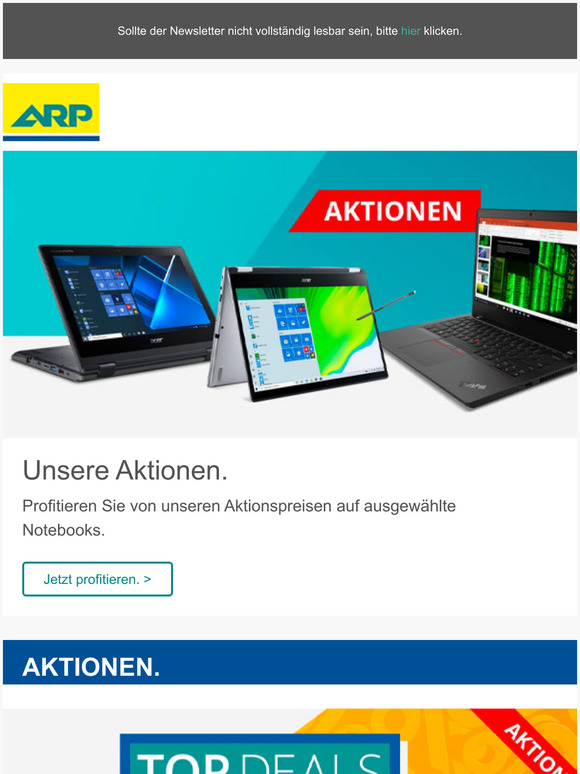 ARP: Highlights der Woche