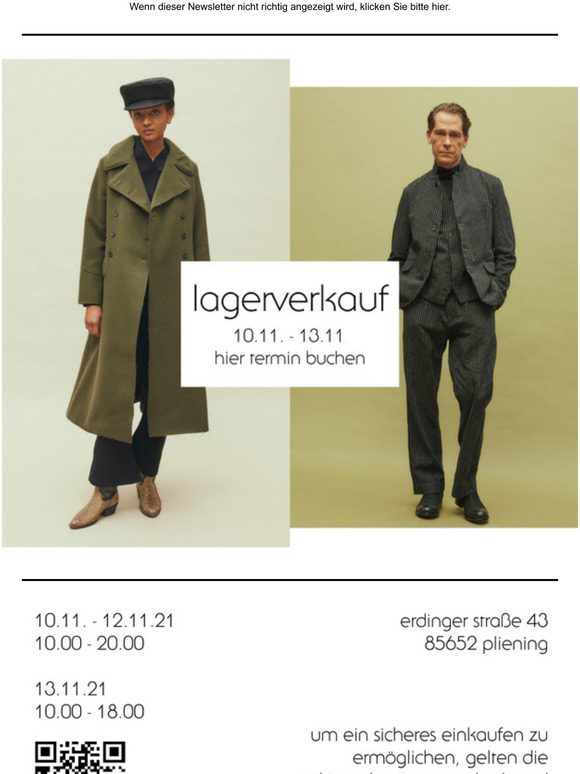 hannes roether. lagerverkauf.