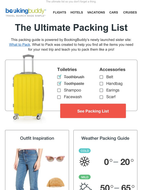 What to Pack for Your Next Trip