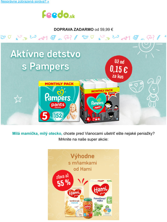 ZAVA na Hami a Pampers