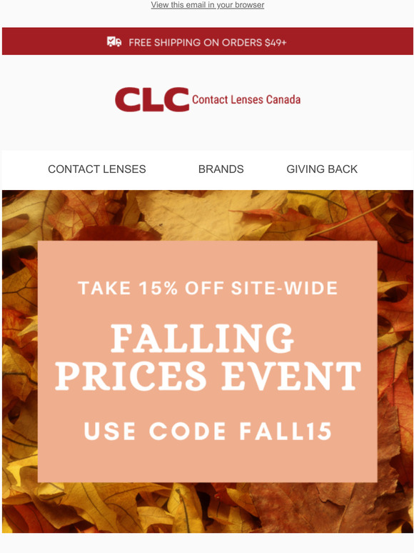 Fall Savings Are Ongoing!