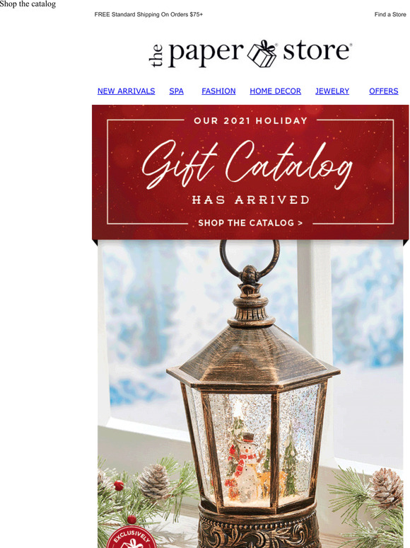 The Paper Store Your 2021 holiday gift catalog is here Milled