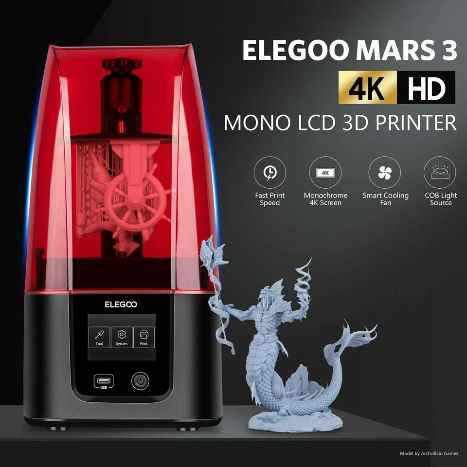 ELEGOO Unveils Its Industry-First 8K LCD 3D Printer ---- ELEGOO