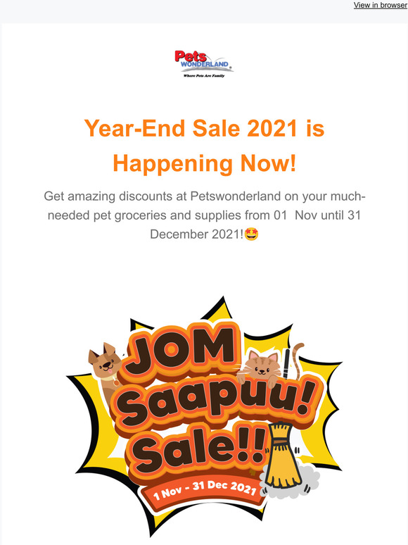 JOM SAAPUU SALE!!