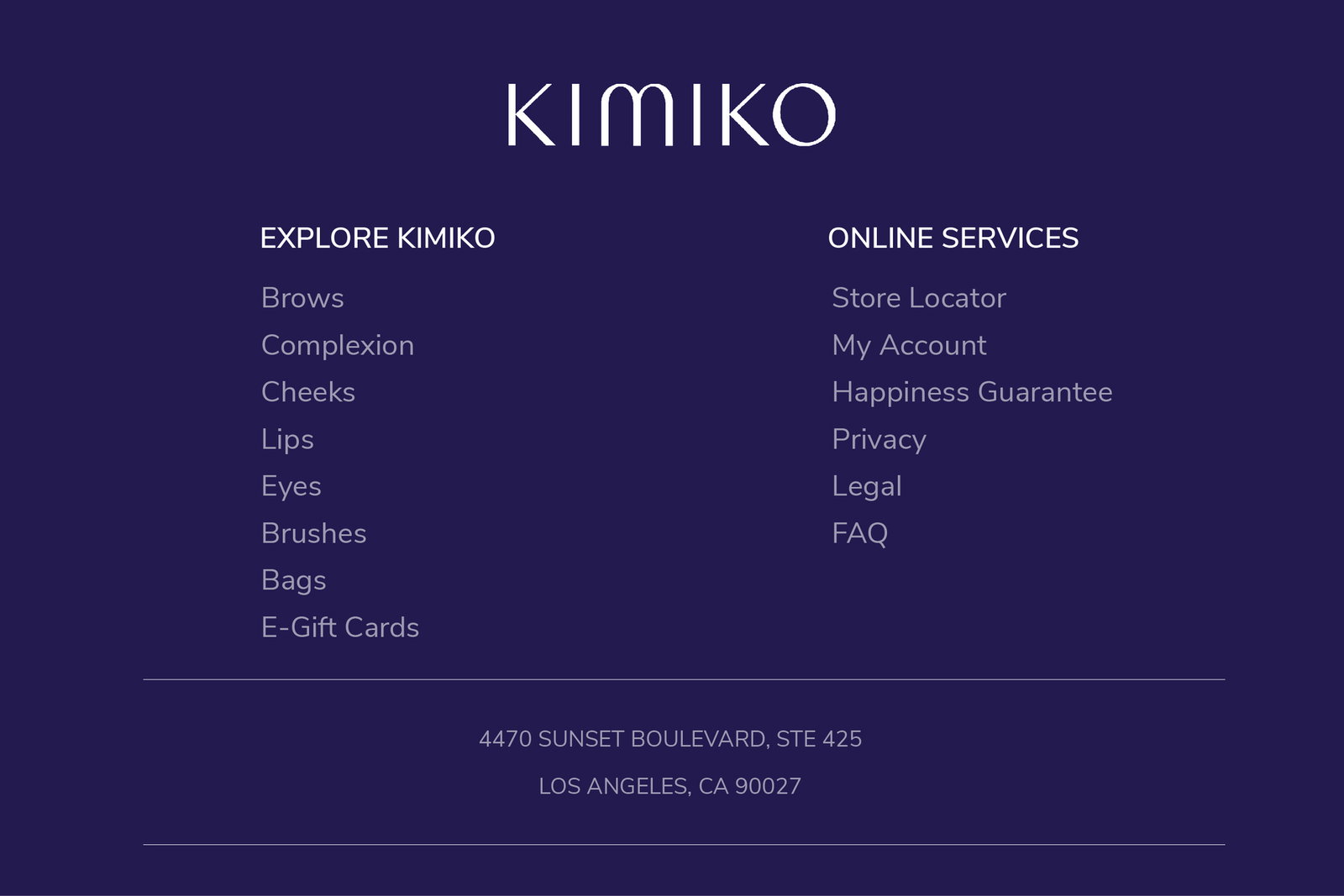 KIMIKO Homepage