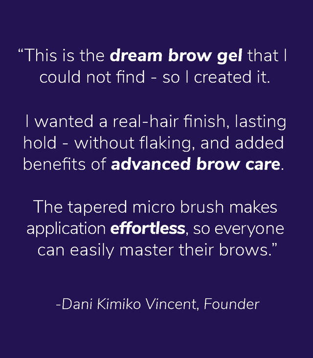 This is the dream brow gel that I could not find, so I created it.