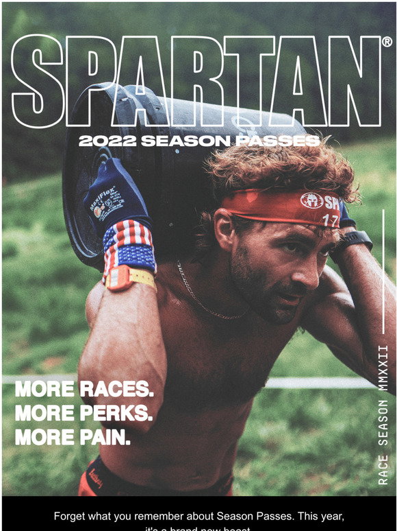  Spartan  Race  Get your 2022  Season Pass Milled