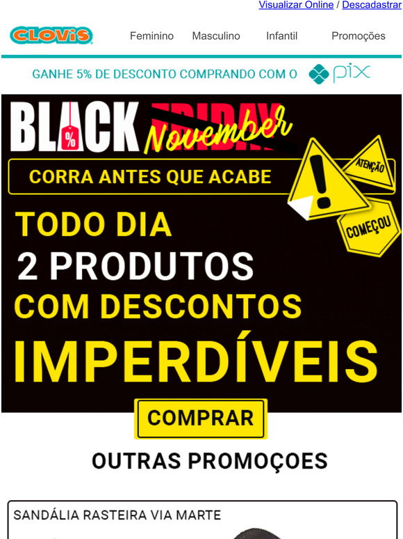 Clovis Calçados Email Newsletters: Shop Sales, Discounts, and Coupon Codes  - Page 3