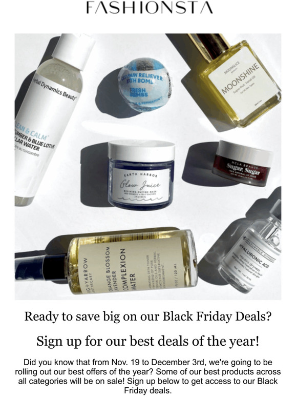 Save up to 50% off during our Black Friday Sale