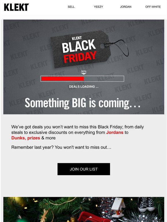 Klekt Uk: Join Our Black Friday List! | Milled