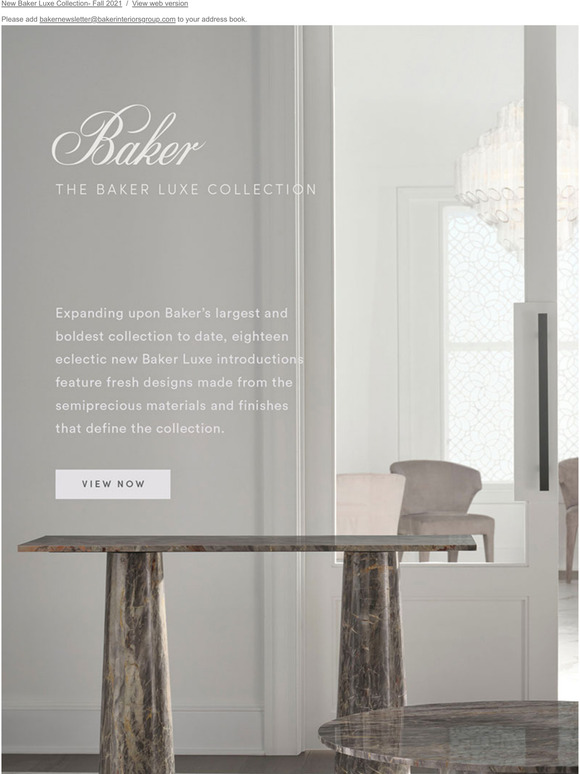 New Baker Luxe Collection - Fall 2021