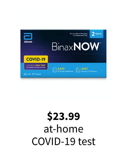 $23.99 at-home COVID-19 test