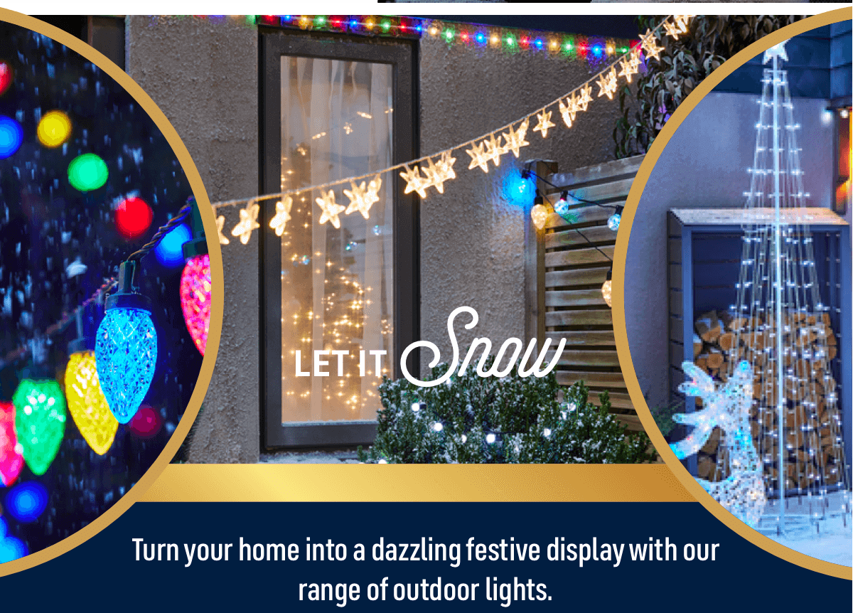 Homebase Create your glimmering winter wonderland Milled