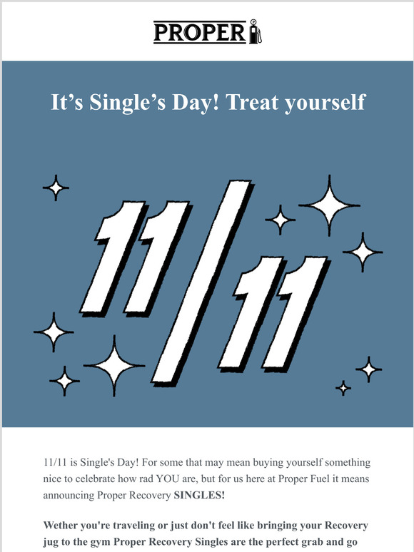 Hey  , We've got something new for Single's Day