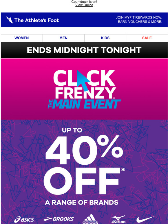 Click Frenzy SALE ends TONIGHT