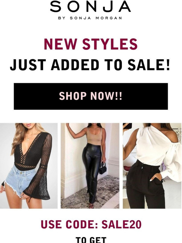  New Sale Items Just Added!