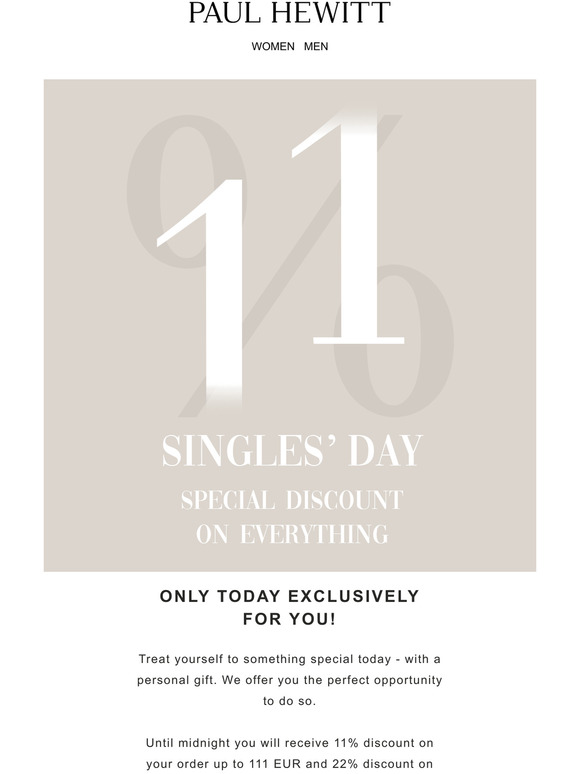 TODAY ONLY: UP TO -22% ON EVERYTHING!