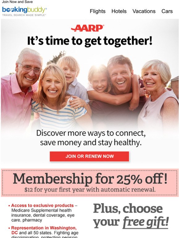 Don't Forget: November Offer from AARP