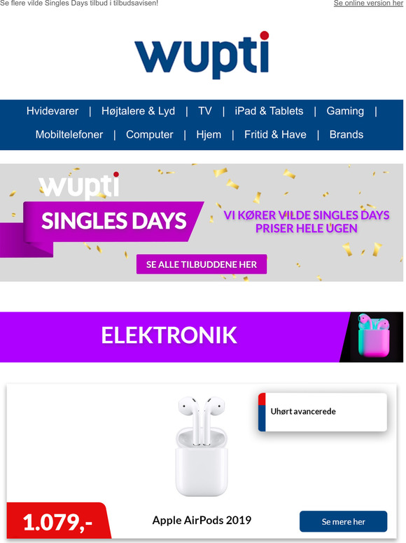 Nu er det nu! SINGLES DAY ER HER!
