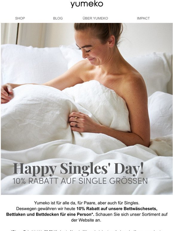 10% Rabatt am Singles Day!