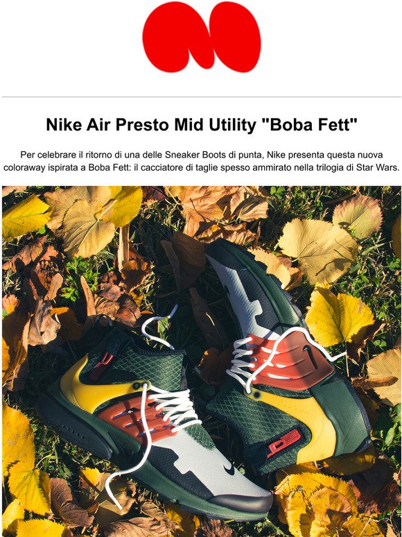 Nike Air Presto Mid Boba Fett - Now Available