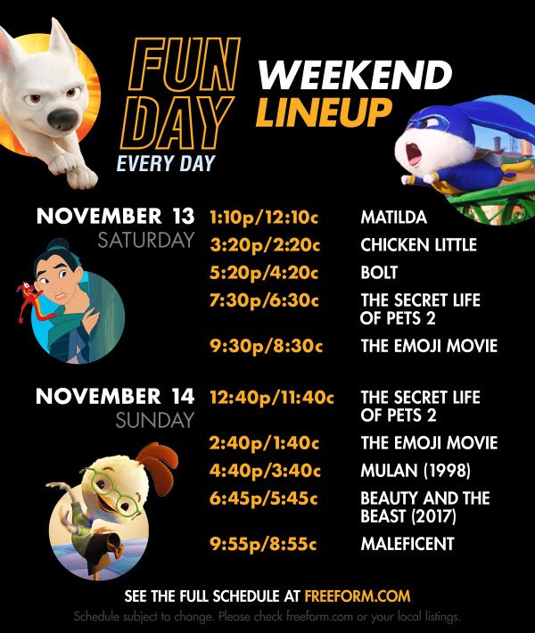 Disney Cruise Line Watch FeelGood Movies All November on Freeform