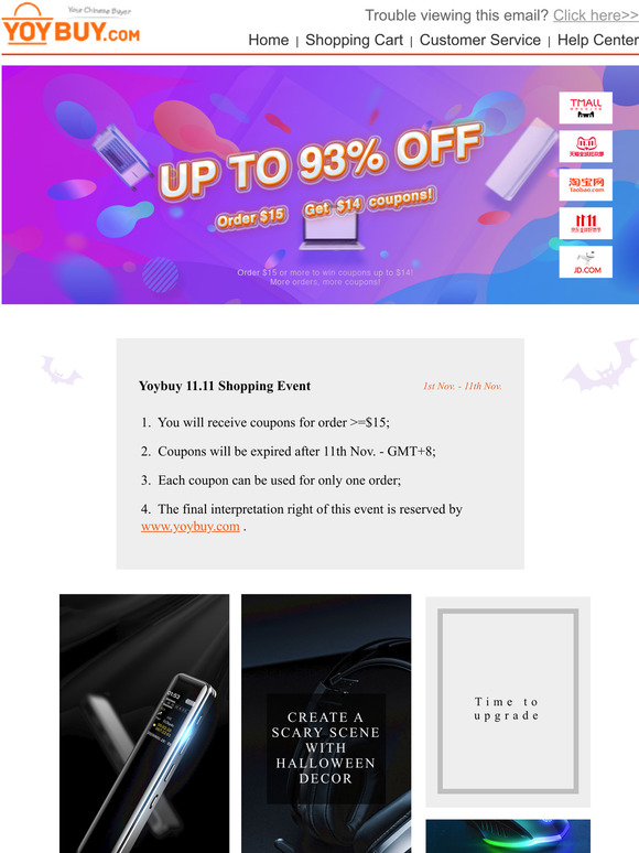 You have an unclaimed shopping bonus from China