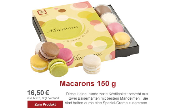 Zwei Baiserhälften mit Spezial-Creme 150 g für 16,50 €