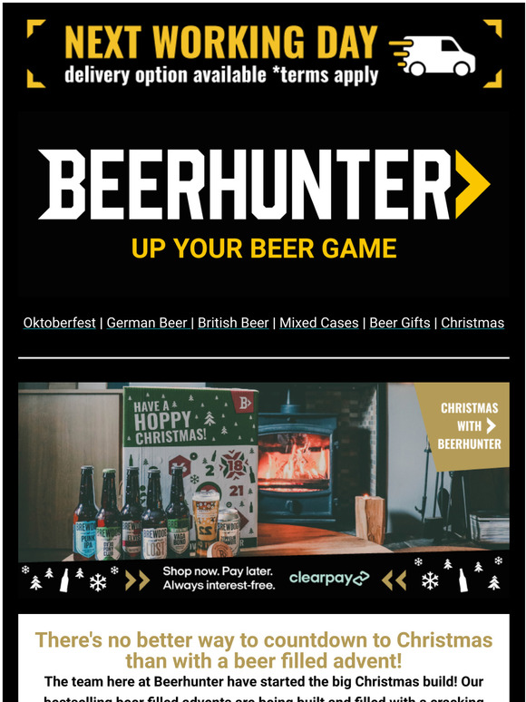 beerhunter Free Delivery on all Advent Calendars Milled