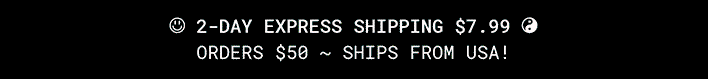 Free Express Shipping $50+