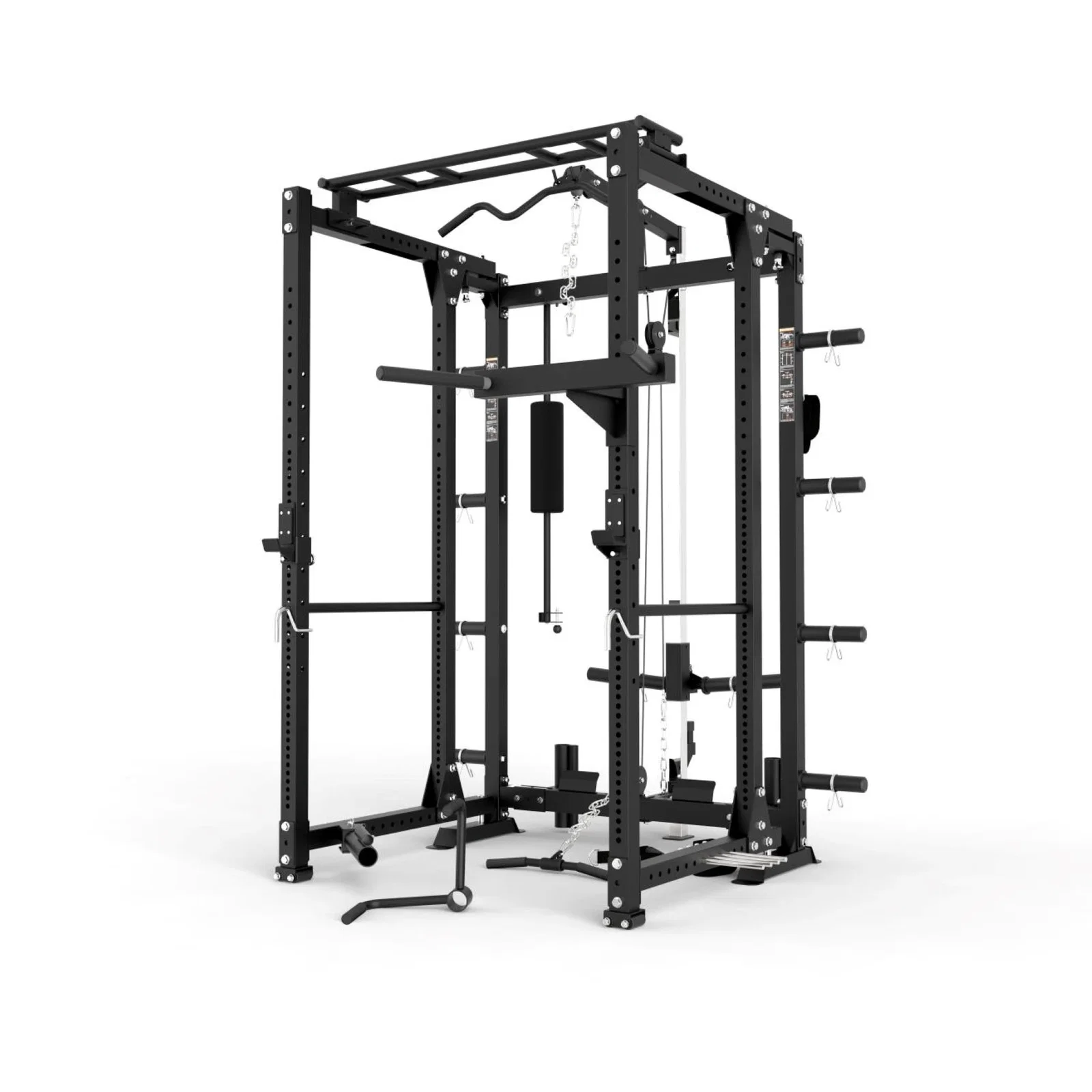 Image of MuscleSquad Phase 2 Freestanding Folding Power Rack with Pulley