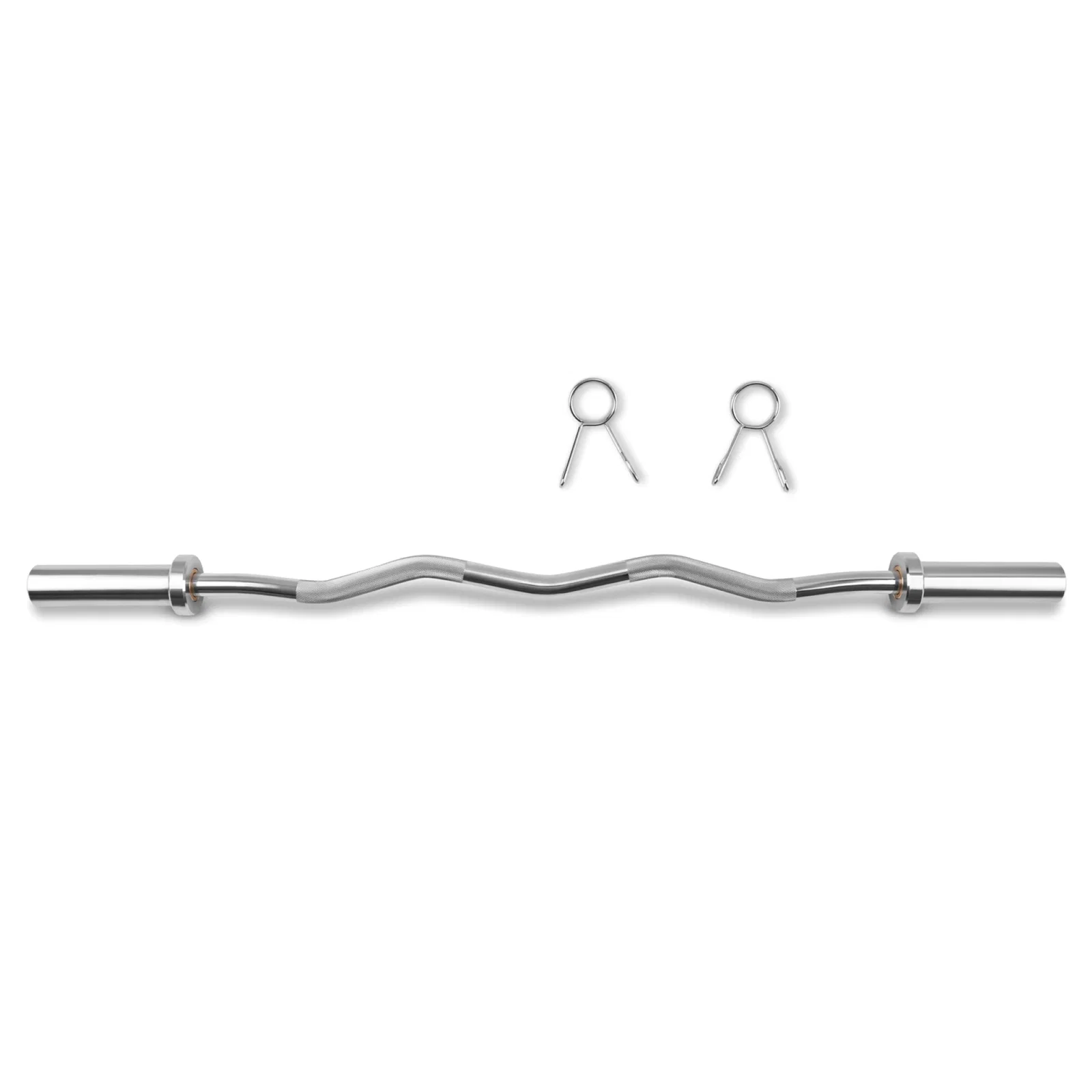 Image of MuscleSquad Olympic (2 inch) EZ Curl Bar