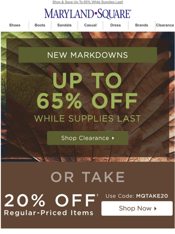 Maryland Square Whoa New Markdowns Are Here! Milled