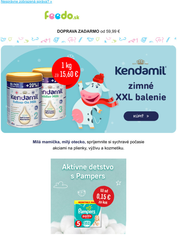 XXL balenie Kendamil za 15,60