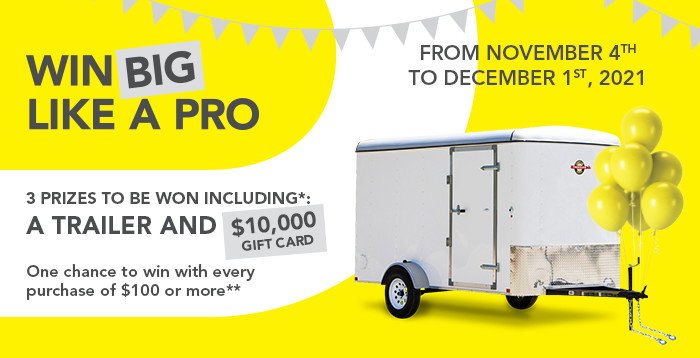 Win big like a Pro contest
