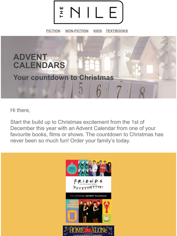 The Nile New Zealand's Largest Online Bookstore Advent Calendars