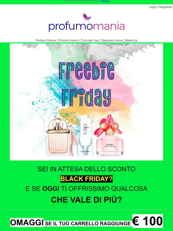 profumomania: In Attesa del Black Friday? Oggi ti Offriamo di Pi! % | Milled
